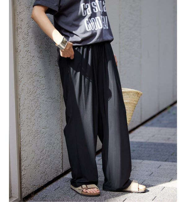 FRAMeWORK「≪追加予約≫UVカットクールジャージパンツ」|その他|