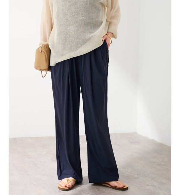 FRAMeWORK「≪追加予約≫UVカットクールジャージパンツ」|その他|ネイビー