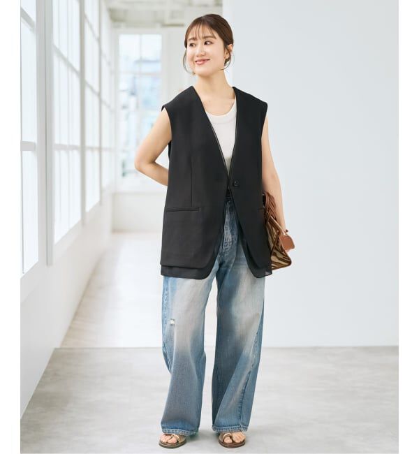 Spick and Span「シアーレイヤードジレ」|その他|