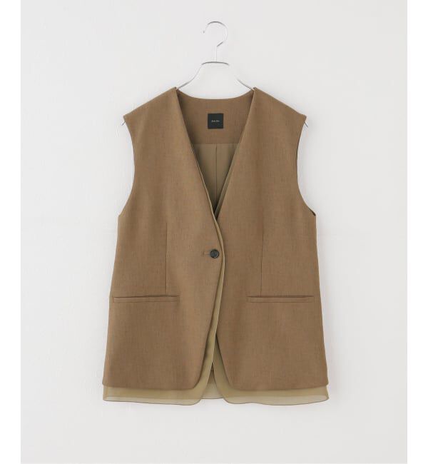 Spick and Span「シアーレイヤードジレ」|その他|