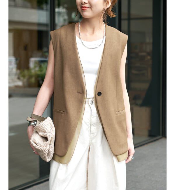 Spick and Span「シアーレイヤードジレ」|その他|