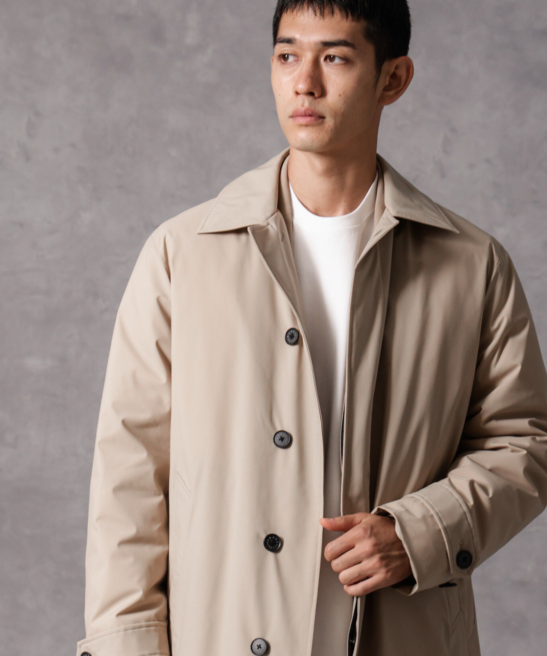 nano･universe「「西川ダウン(R)」ステンカラーダウン」|ダウン|