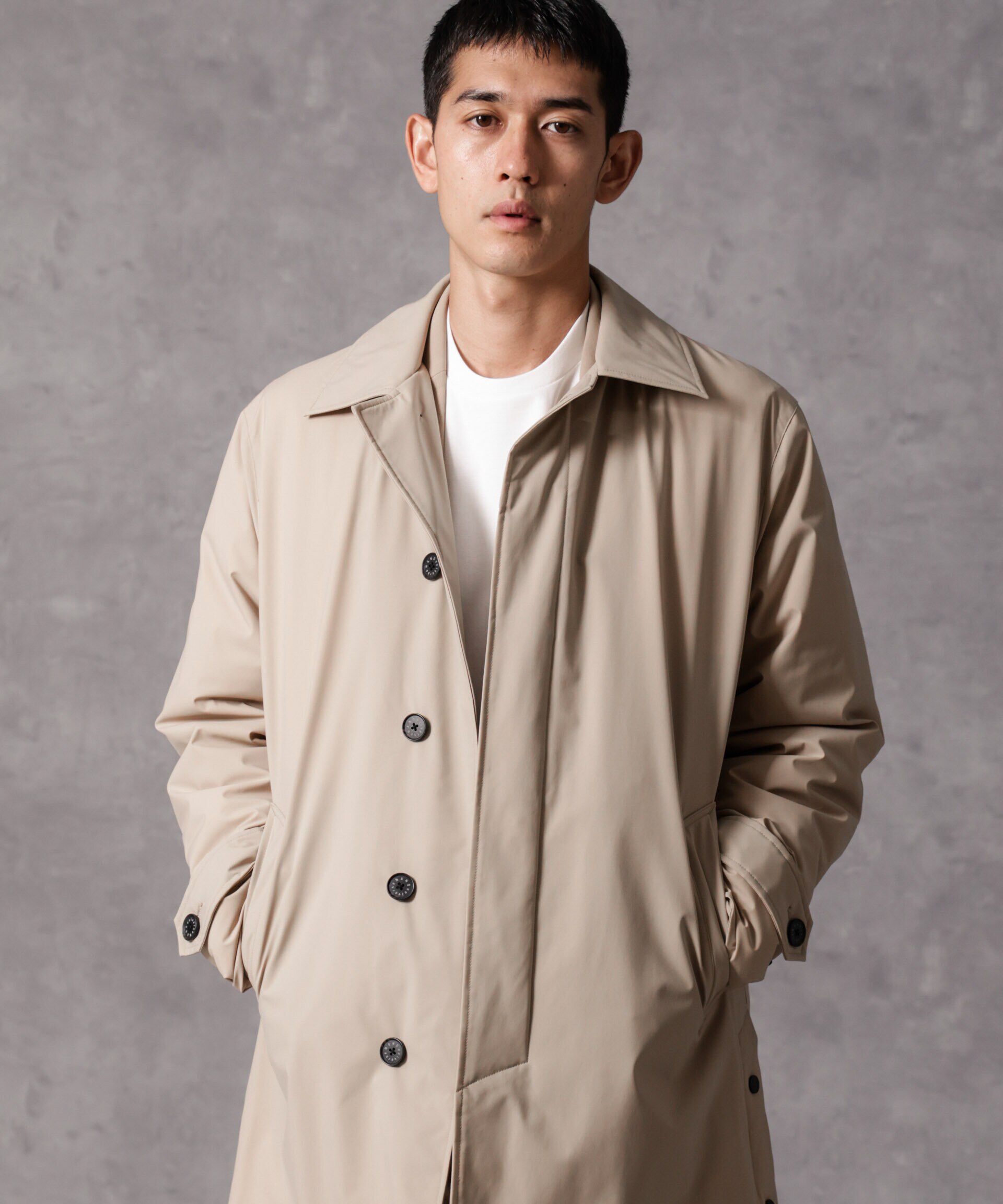 nano･universe「「西川ダウン(R)」ステンカラーダウン」|ダウン|