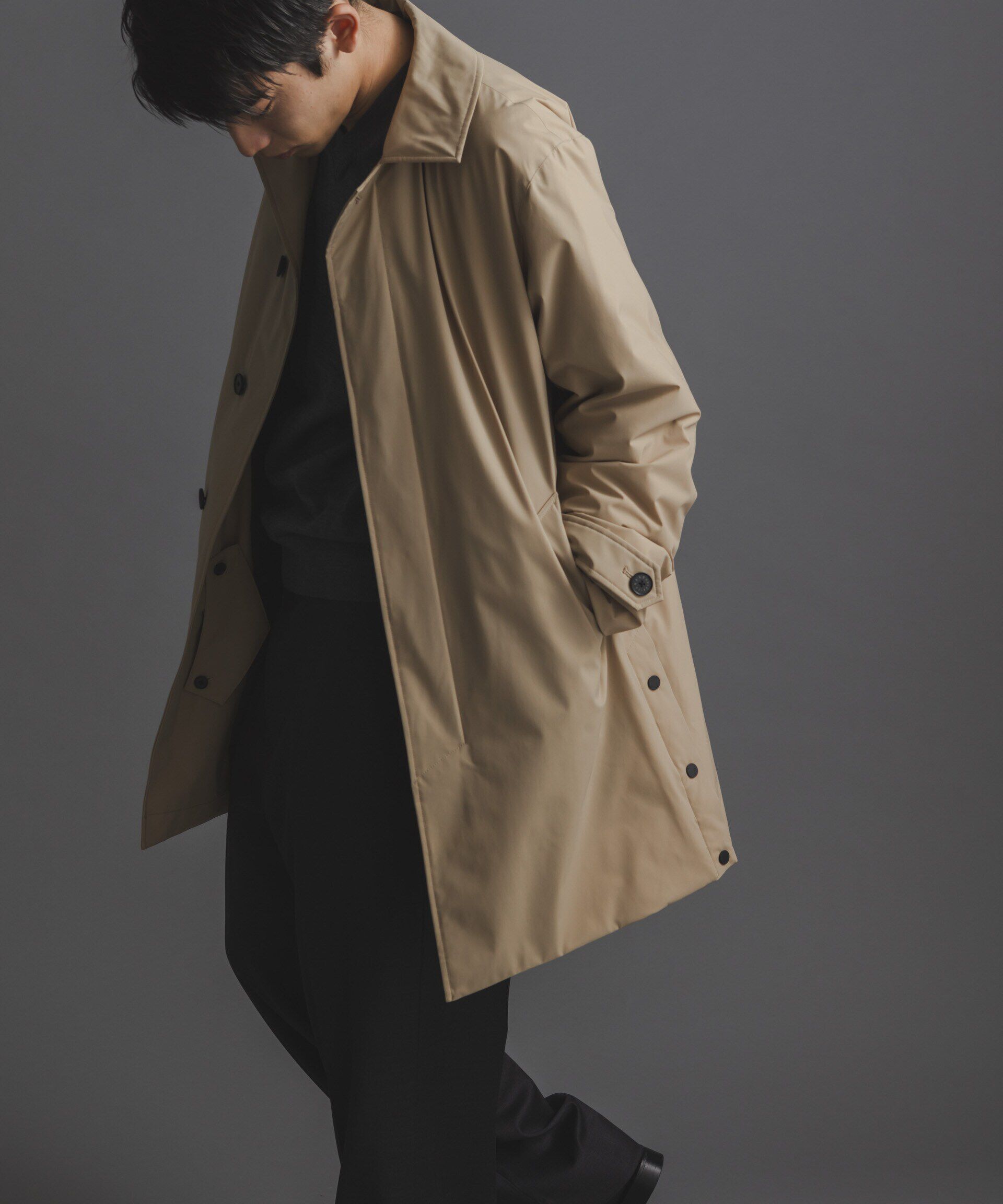 nano･universe「「西川ダウン(R)」ステンカラーダウン」|ダウン|