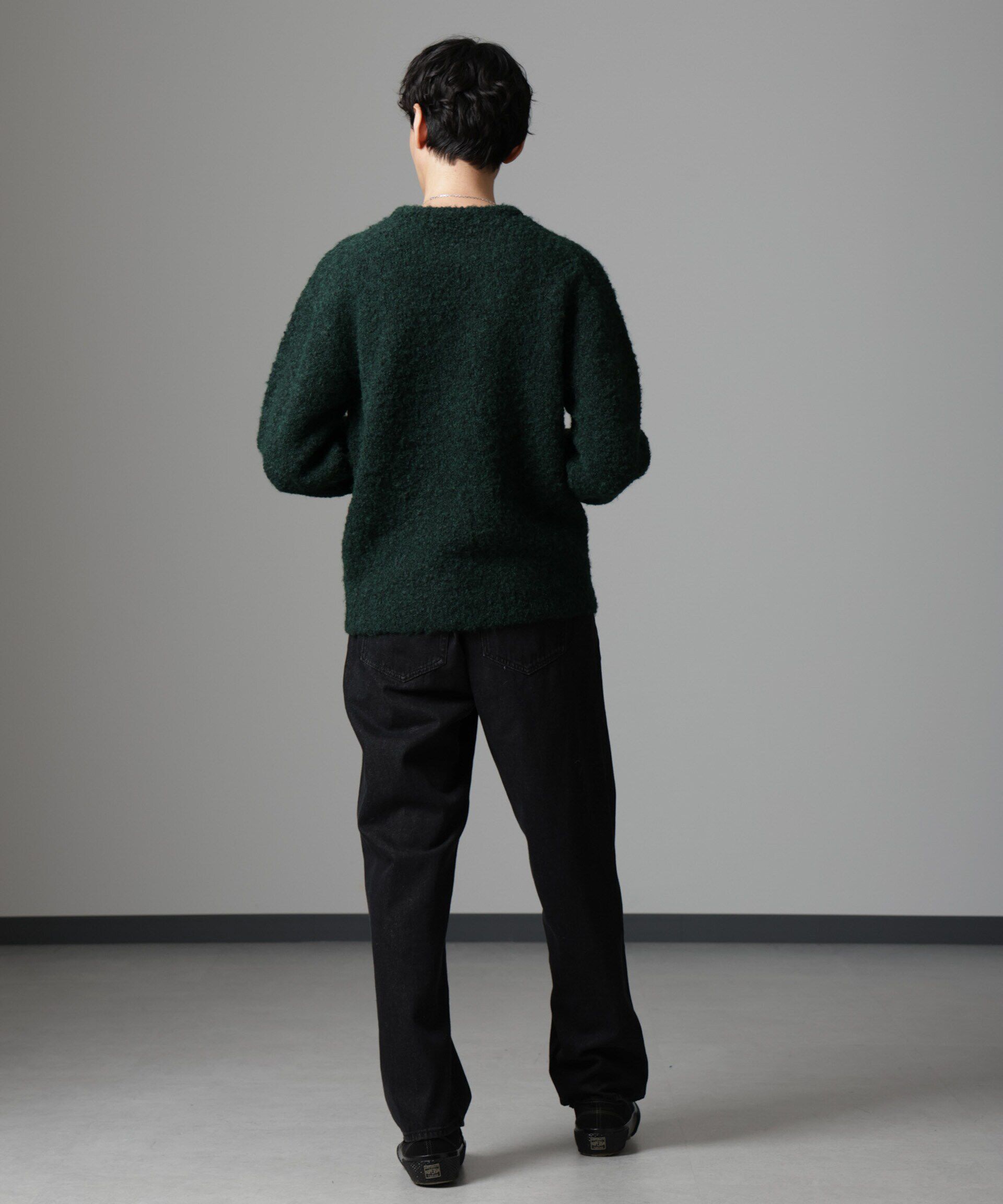 nano･universe「ウールミックスブークレニット」|ニット・セーター|