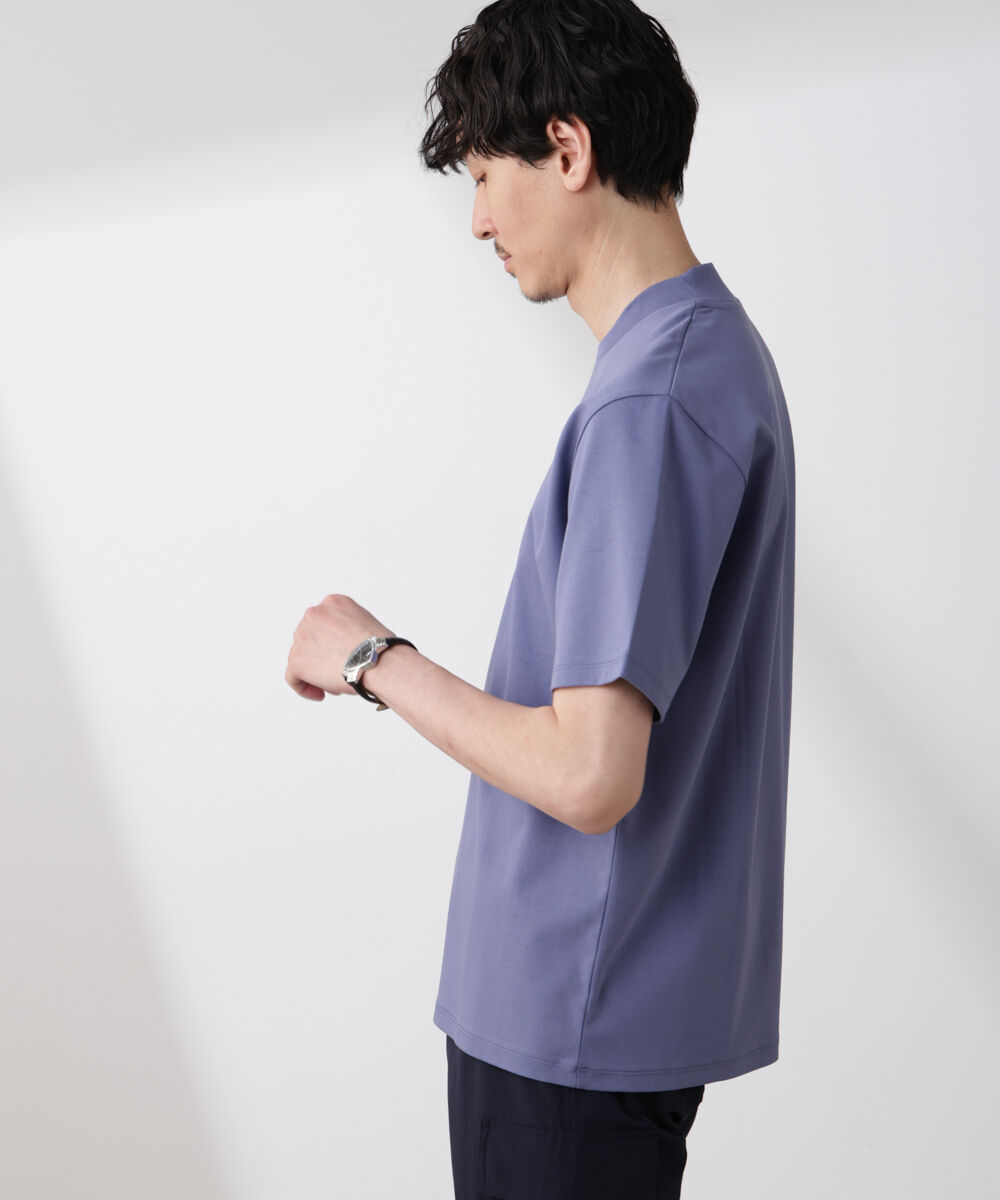 nano･universe「ジャケT(R) プレミアム クルーネック 半袖」|Tシャツ・カットソー|