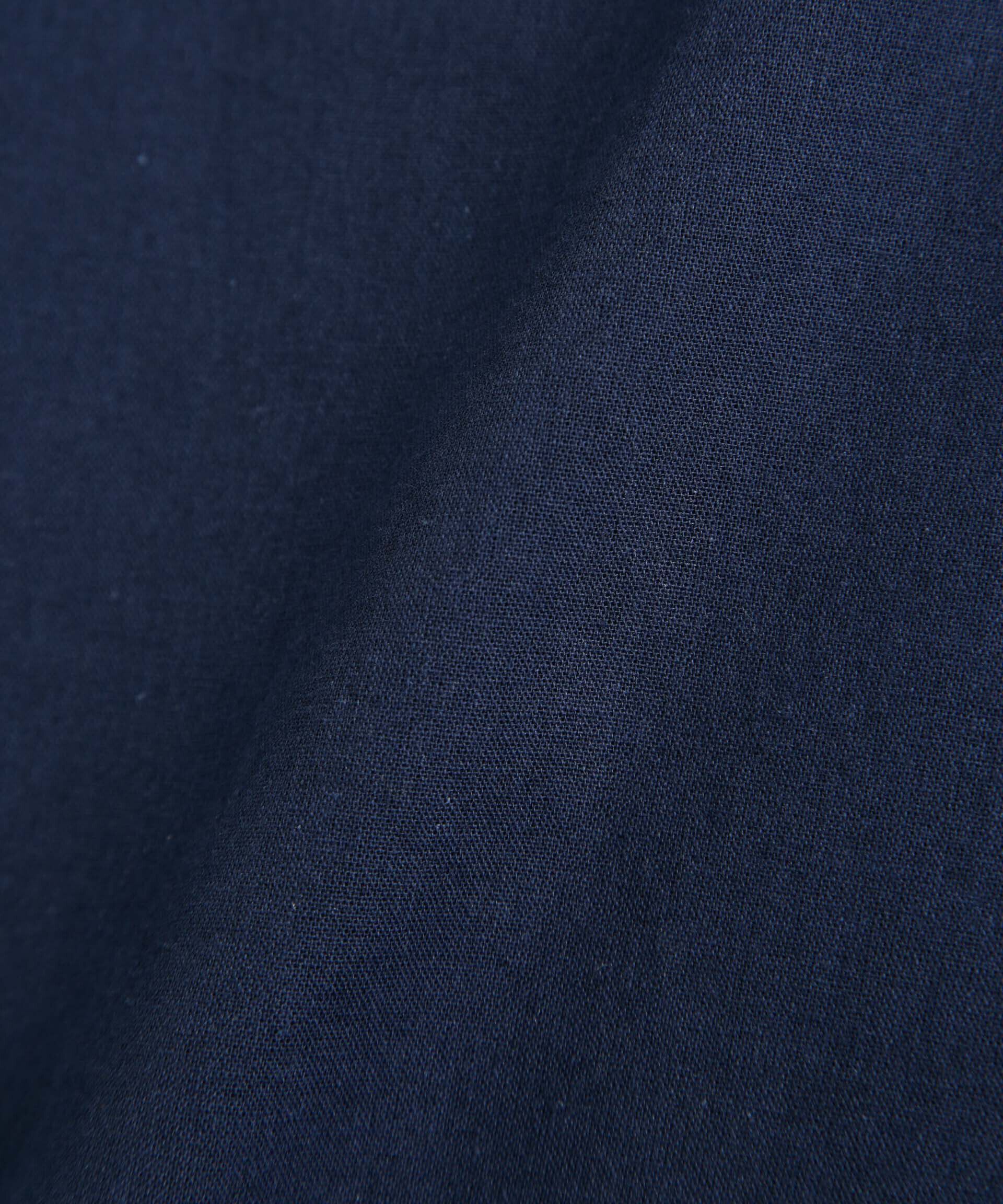 nano･universe「クールマックスリネンレギュラーカラー7分袖」|シャツ・ブラウス|