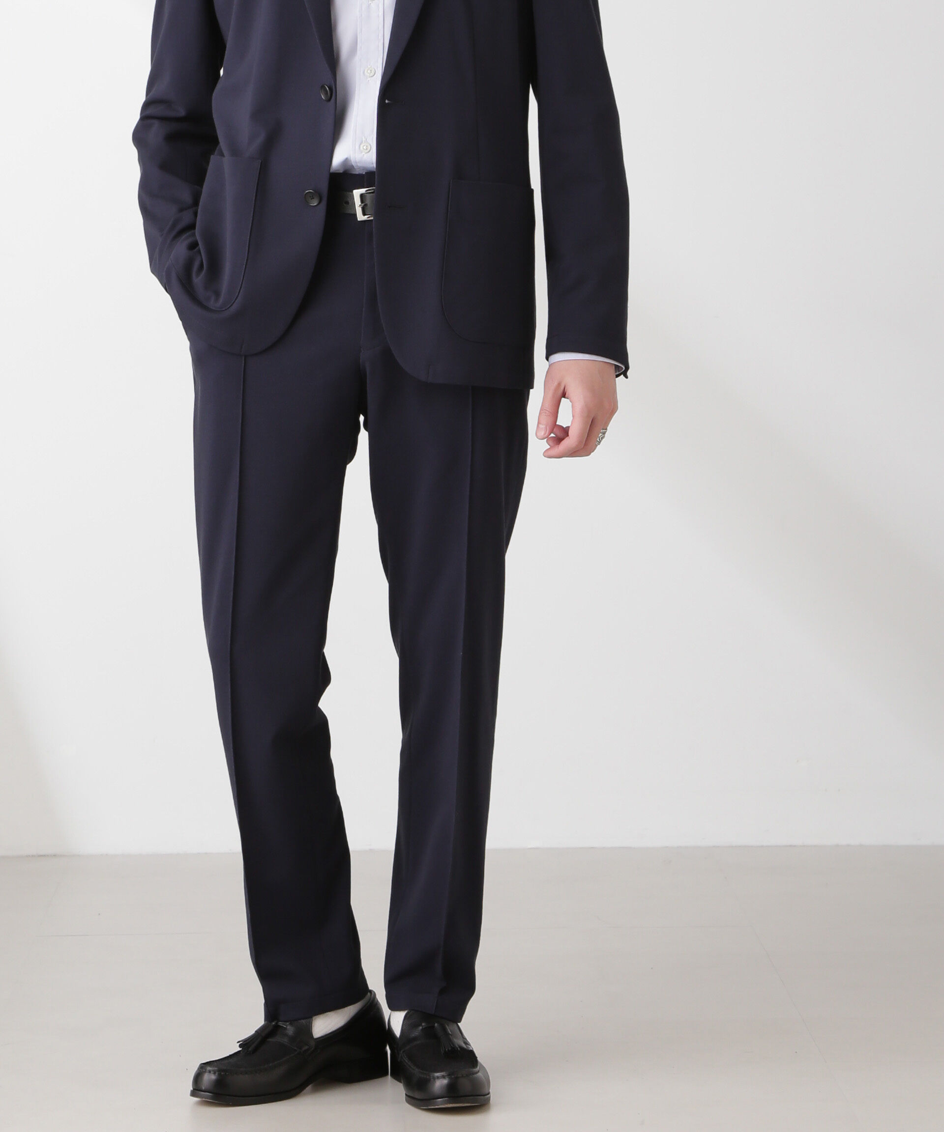 nano･universe「「N TROUSERS PREMIUM」IN DRY カノコストレッチパンツ(セットアップ可)」|スーツ|