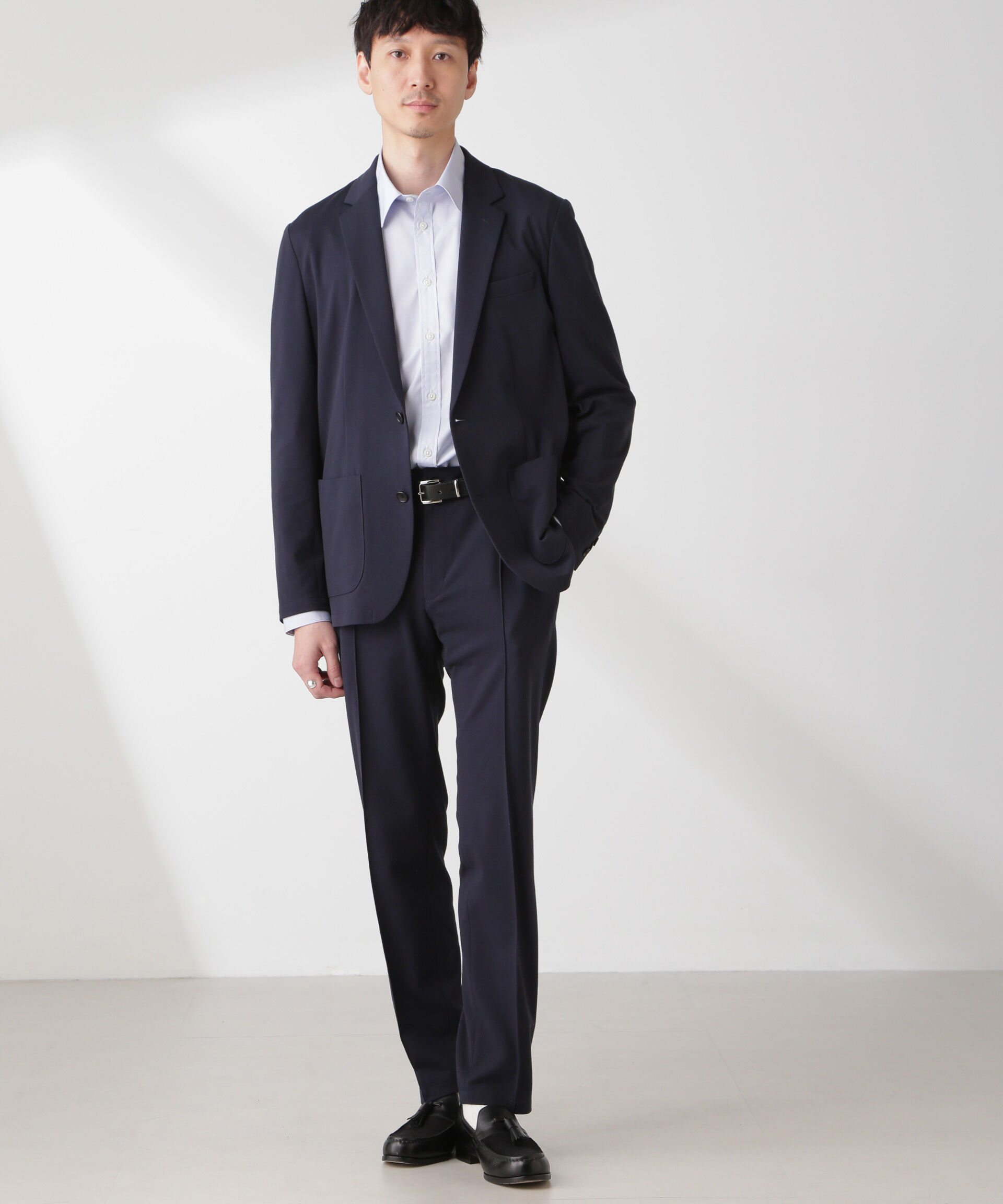 nano･universe「「N TROUSERS PREMIUM」IN DRY カノコストレッチパンツ(セットアップ可)」|スーツ|