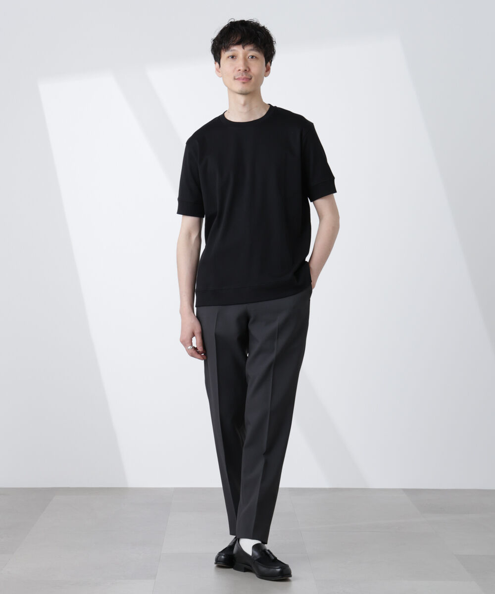 nano･universe「[FORMAL JERSEY]クルーネックカットソー半袖」|Tシャツ・カットソー|