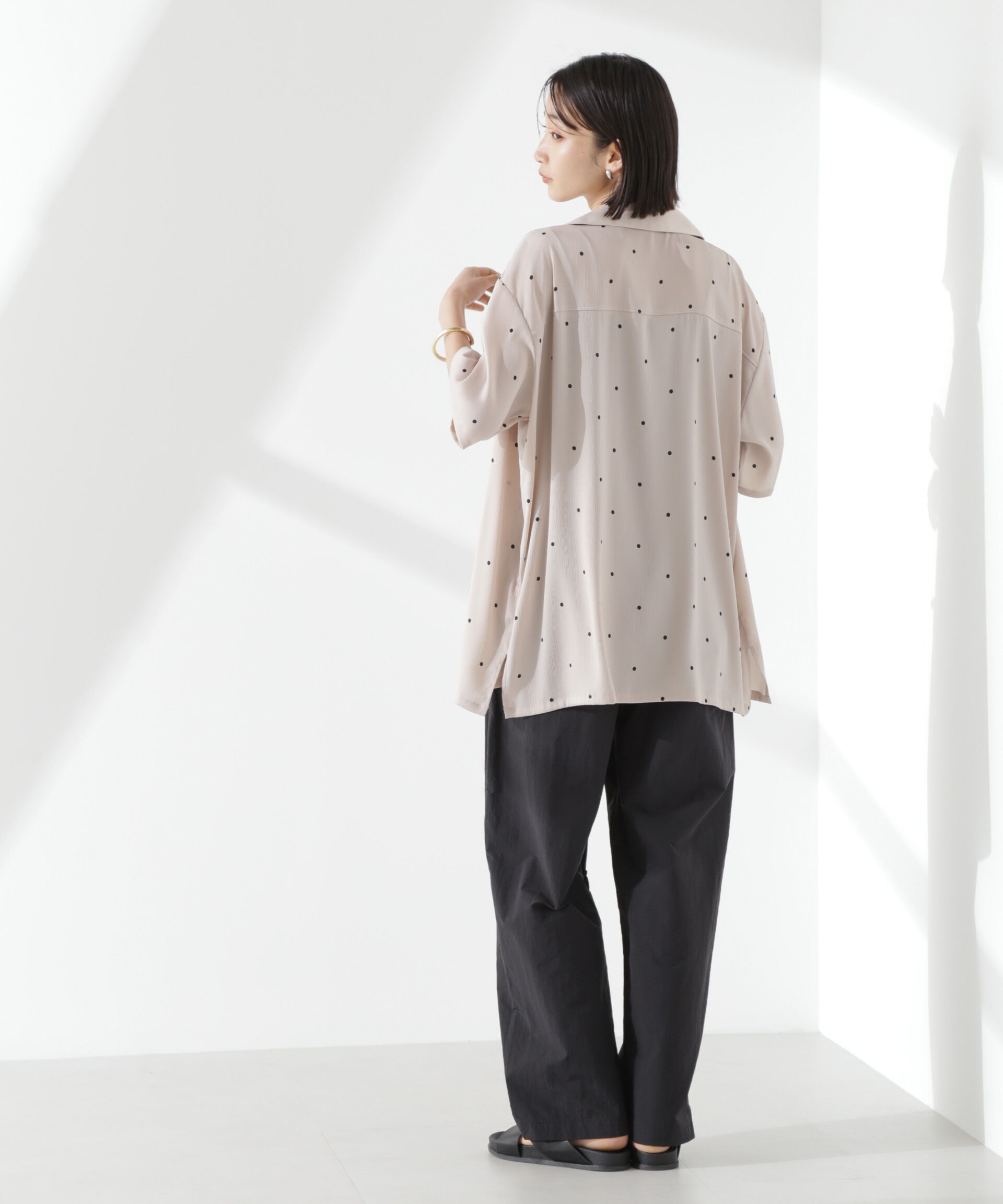 nano･universe「タスランワイドイージーパンツ」|チノ|