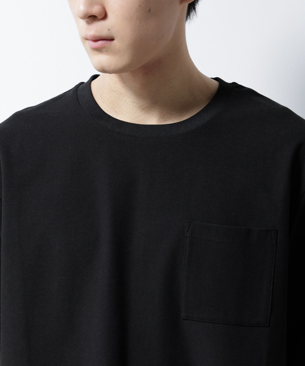 nano･universe「「MC」coveross(R)ツイル調 冷感プレーティング天竺 ポケットTシャツ」|Tシャツ・カットソー|