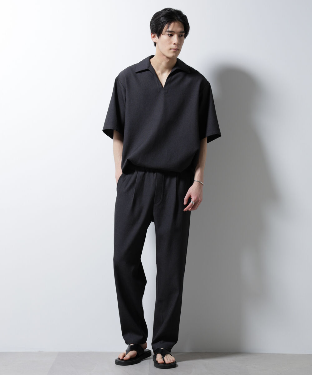 nano･universe「「MC」coveross(R)EOS ポリエステル リラックスワイドパンツ」|チノ|