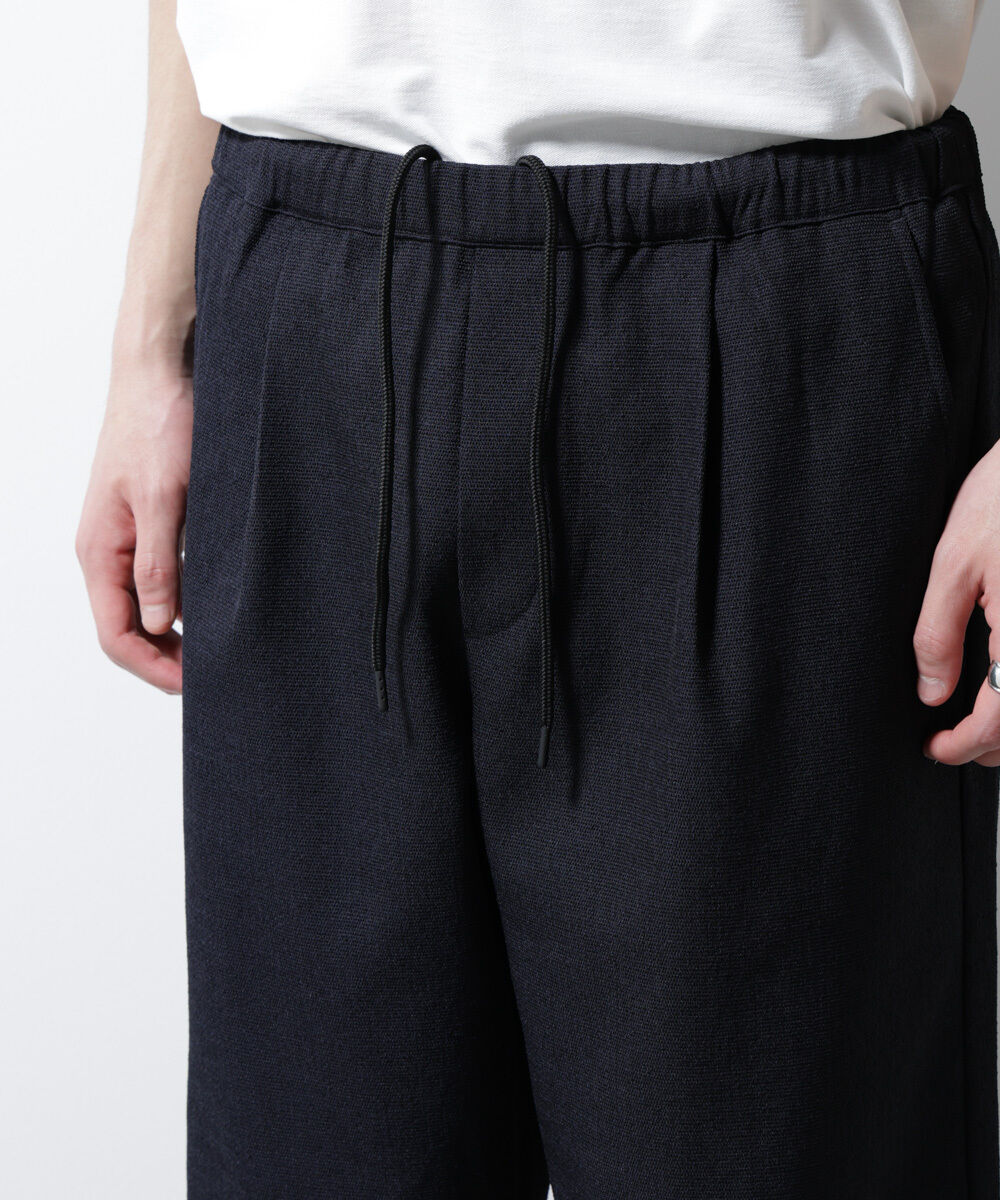 nano･universe「「MC」coveross(R)EOS ポリエステル リラックスワイドパンツ」|チノ|