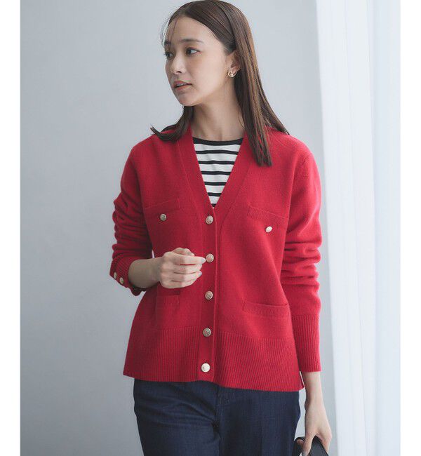 組曲「【WEB限定】ウールカシミヤミックス カーディガン」|カーディガン|