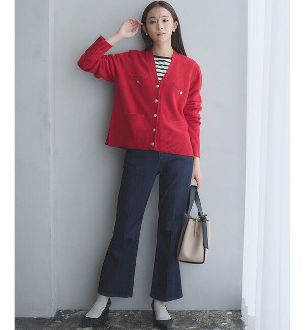 組曲「【WEB限定】ウールカシミヤミックス カーディガン」|カーディガン|