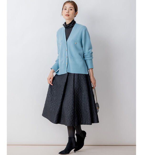 組曲「【WEB限定】ウールカシミヤミックス カーディガン」|カーディガン|