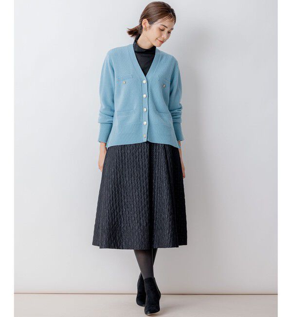 組曲「【WEB限定】ウールカシミヤミックス カーディガン」|カーディガン|