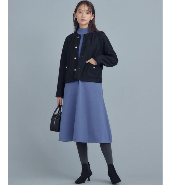 組曲「【2WAY・WEB限定】バックベロア リバーシブルジャケット」|ノーカラージャケット|