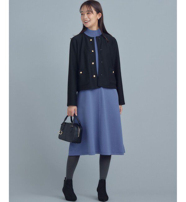 組曲「【2WAY・WEB限定】バックベロア リバーシブルジャケット」|ノーカラージャケット|