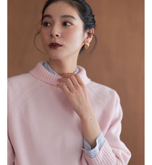 組曲「【加藤ローサさん着用】コットンタッチシャーティングボウタイ付き シャツ」|シャツ・ブラウス|