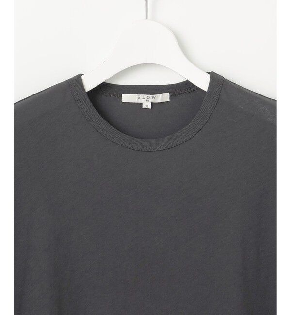 23区「【SLOW/WEB限定】シアーツイストシングルジャージー Tシャツ」|Tシャツ・カットソー|