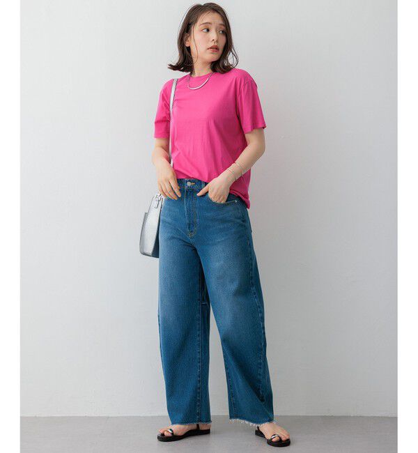 23区「【SLOW/WEB限定】シアーツイストシングルジャージー Tシャツ」|Tシャツ・カットソー|