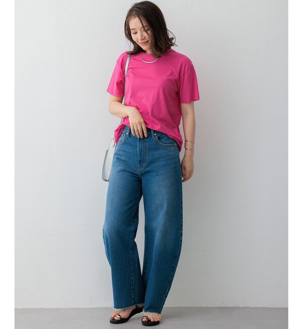 23区「【SLOW/WEB限定】シアーツイストシングルジャージー Tシャツ」|Tシャツ・カットソー|