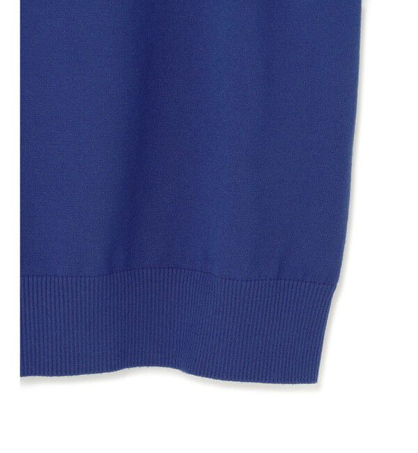 23区「【洗える】ヴィスコースストレッチ 半袖 ニット」|ニット・セーター|