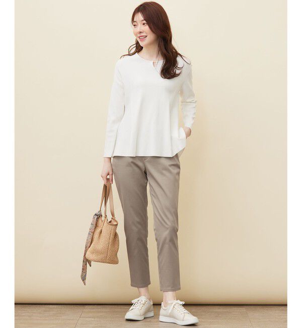 any SiS「【WEB・一部店舗限定】ペプラム ニット」|ニット・セーター|