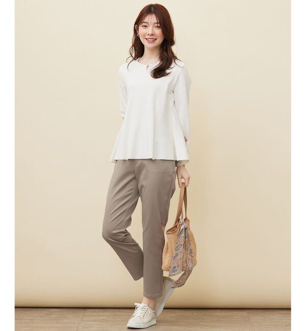 any SiS「【WEB・一部店舗限定】ペプラム ニット」|ニット・セーター|