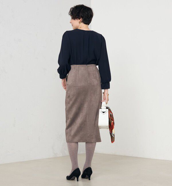 NOLLEY'S「《セットアップ対応》ウォッシャブルダブルクロスブラウス」|シャツ・ブラウス|