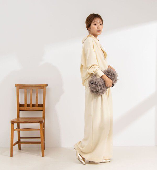 NOLLEY'S「◇【WEB限定サイズあり】《セットアップ対応》ウォッシャブルMannishワイドパンツ」|その他|