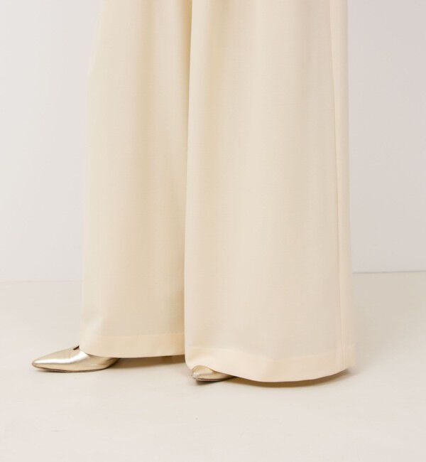 NOLLEY'S「◇【WEB限定サイズあり】《セットアップ対応》ウォッシャブルMannishワイドパンツ」|その他|