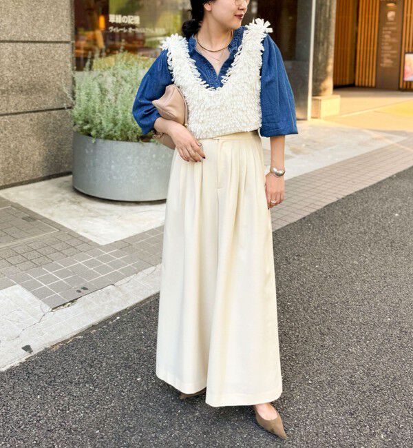 NOLLEY'S「◇【WEB限定サイズあり】《セットアップ対応》ウォッシャブルMannishワイドパンツ」|その他|