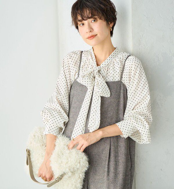 NOLLEY'S sophi「シックツイードサロペット」|オールインワン|