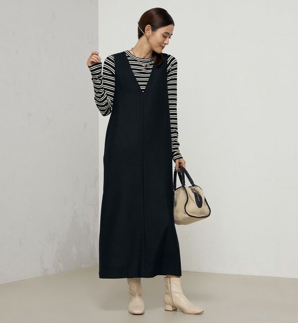 NOLLEY'S「《セットアップ対応》ウォッシャブル両面起毛2WAYワンピース」|ワンピース|