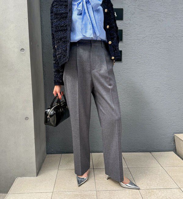 NOLLEY'S「愛されフラノタックワイドパンツ」|その他|