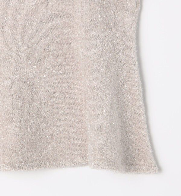 NOLLEY'S sophi「《セットアップ対応》《手洗い可能》キラキラフェザーフレアビスチェ」|ニット・セーター|