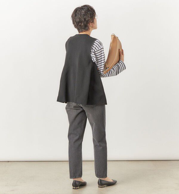 Rie Miller「【RM denim】ハイウエストスリムテーパードデニム」|デニム|