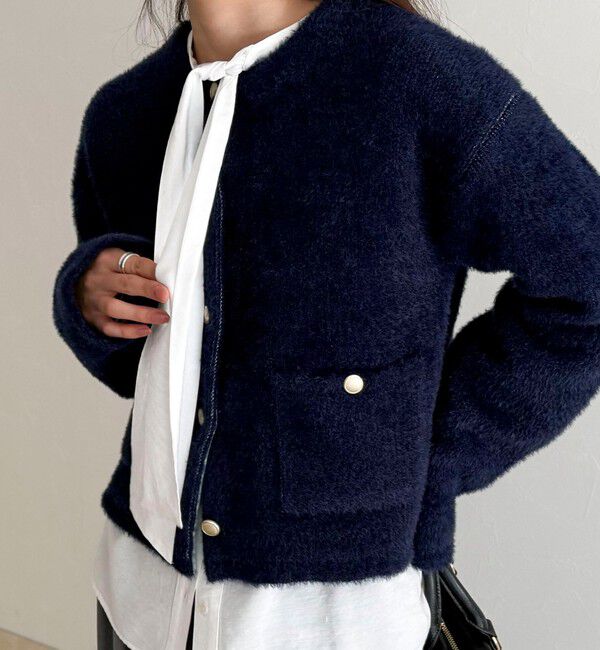 fredy emue「ボウタイギャザーブラウス」|シャツ・ブラウス|