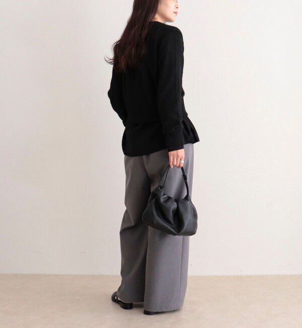 fredy emue「ボウタイギャザーブラウス」|シャツ・ブラウス|