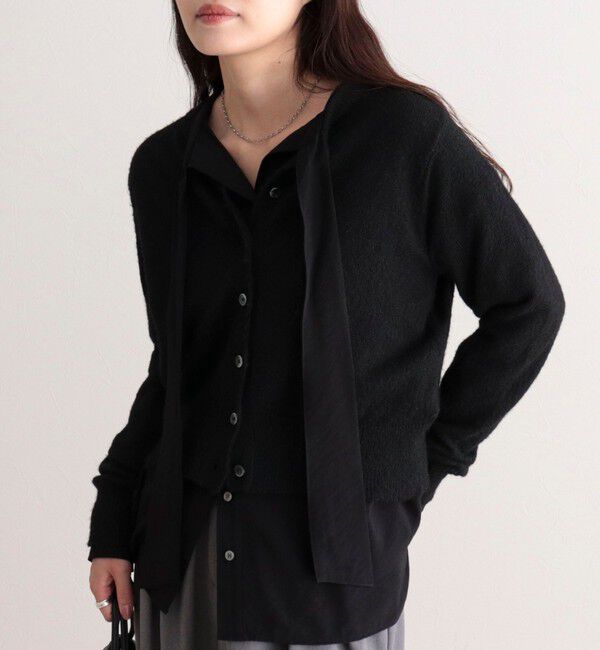 fredy emue「ボウタイギャザーブラウス」|シャツ・ブラウス|