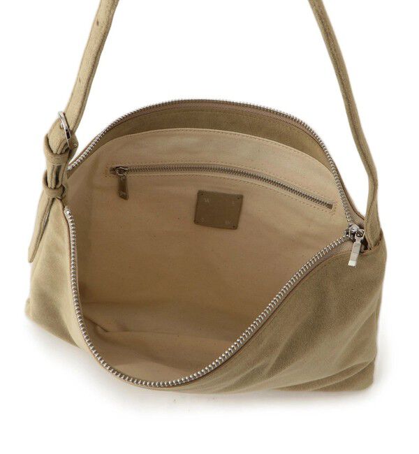 SALON adam et rope'「【WS（ドゥーブル）】Ultrasuede(R)ZIPミニショルダー」|ショルダー・メッセンジャー|