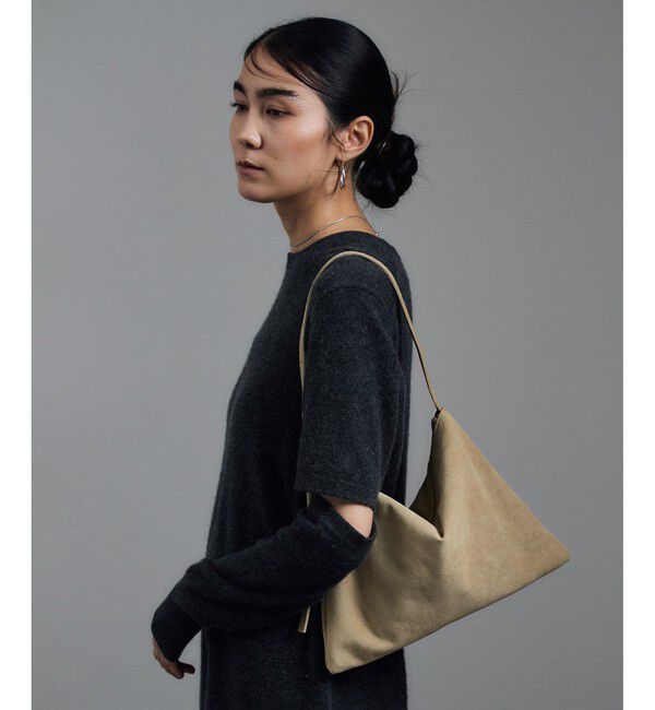 SALON adam et rope'「【WS（ドゥーブル）】Ultrasuede(R)ZIPミニショルダー」|ショルダー・メッセンジャー|