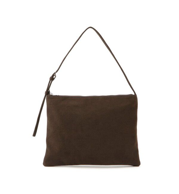 SALON adam et rope'「【WS（ドゥーブル）】Ultrasuede(R)ZIPミニショルダー」|ショルダー・メッセンジャー|