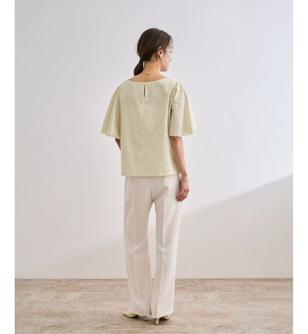 ROPE「【洗える】フレアスリーブオーバーブラウス【WEB・一部店舗限定】」|シャツ・ブラウス|