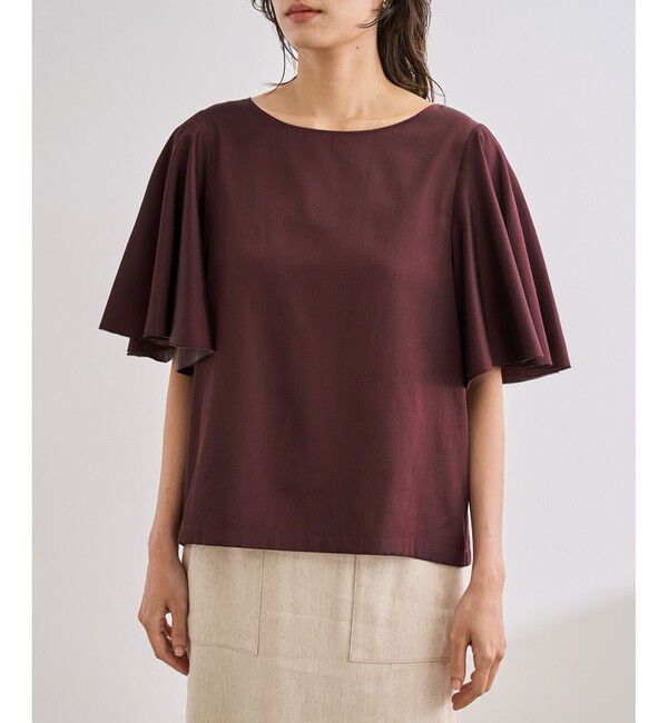 ROPE「【洗える】フレアスリーブオーバーブラウス【WEB・一部店舗限定】」|シャツ・ブラウス|