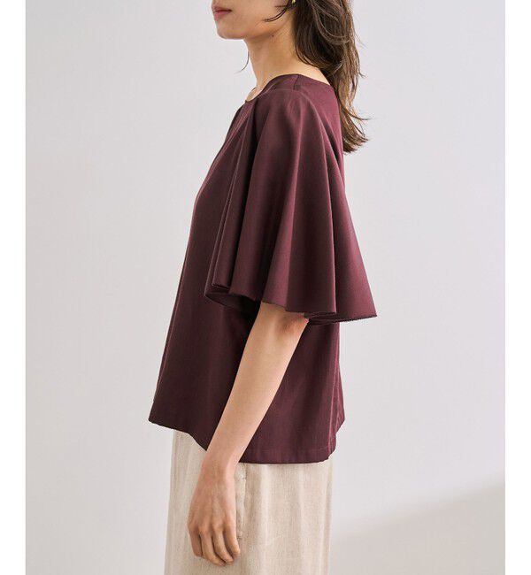 ROPE「【洗える】フレアスリーブオーバーブラウス【WEB・一部店舗限定】」|シャツ・ブラウス|