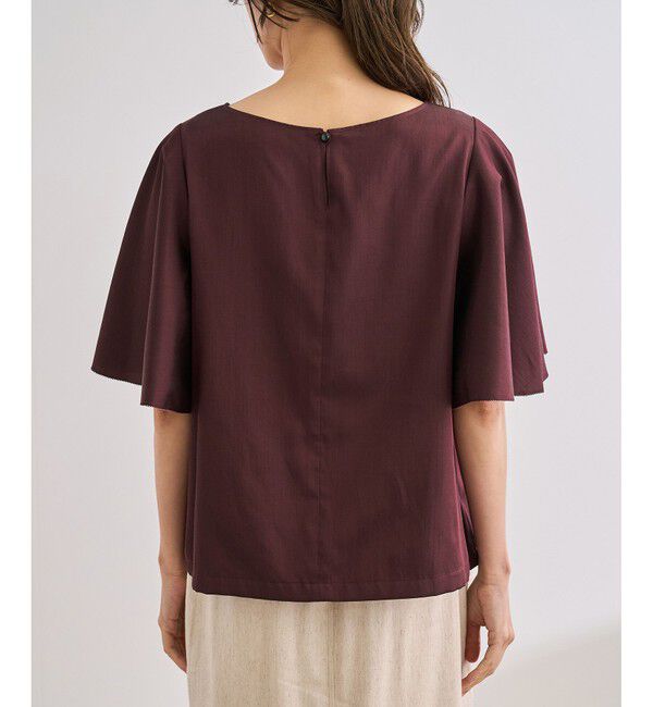 ROPE「【洗える】フレアスリーブオーバーブラウス【WEB・一部店舗限定】」|シャツ・ブラウス|